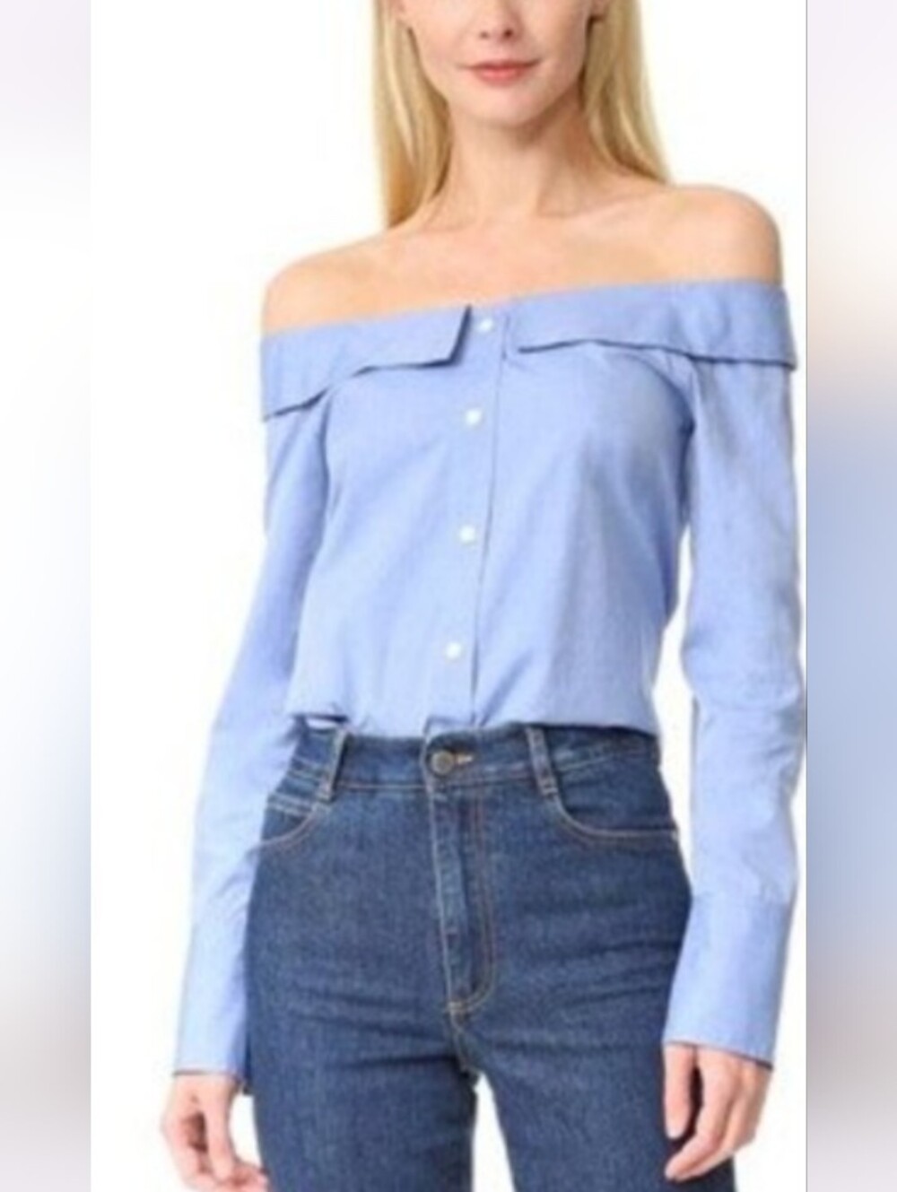 Club Monaco Jearim Shirt Off The Shoulder
